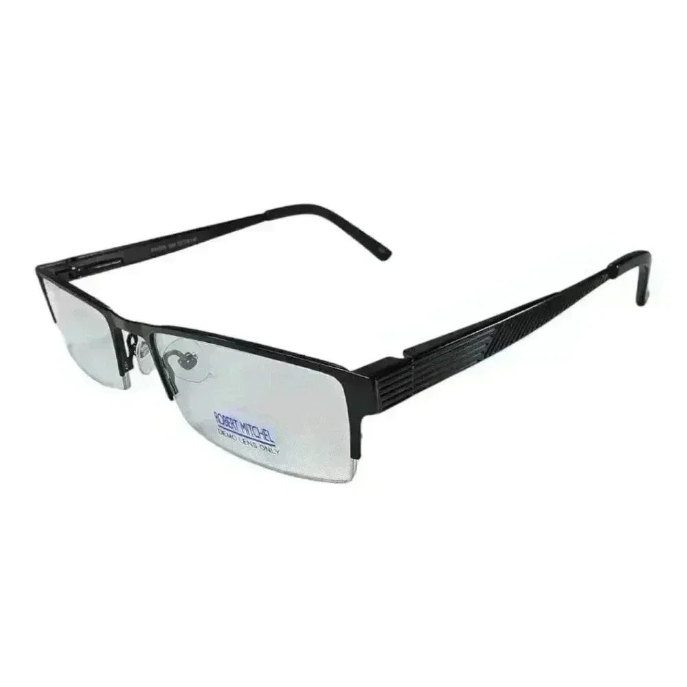 Robert Mitchell READ Demo Glasses Frames ONLY Black RM 900 GM 52-19-140 Half Rim